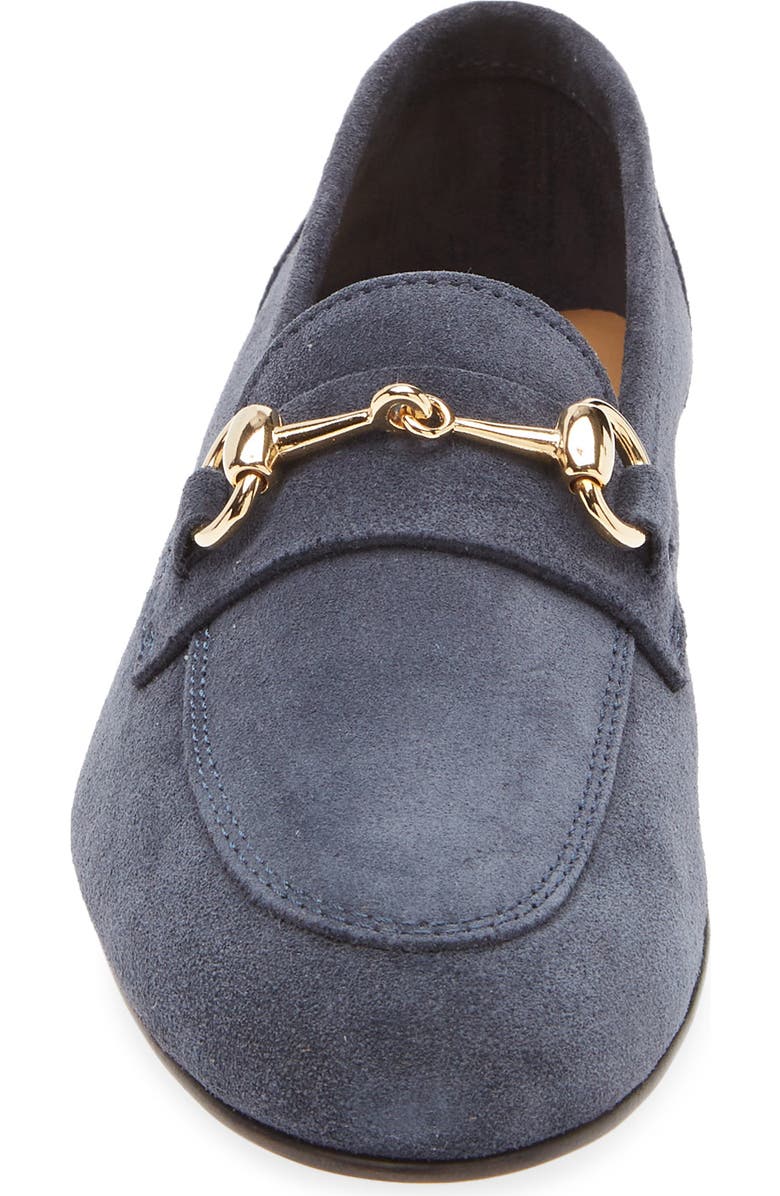 Bruno Magli Cassie Bit Loafer, Alternate, color, Navy Suede