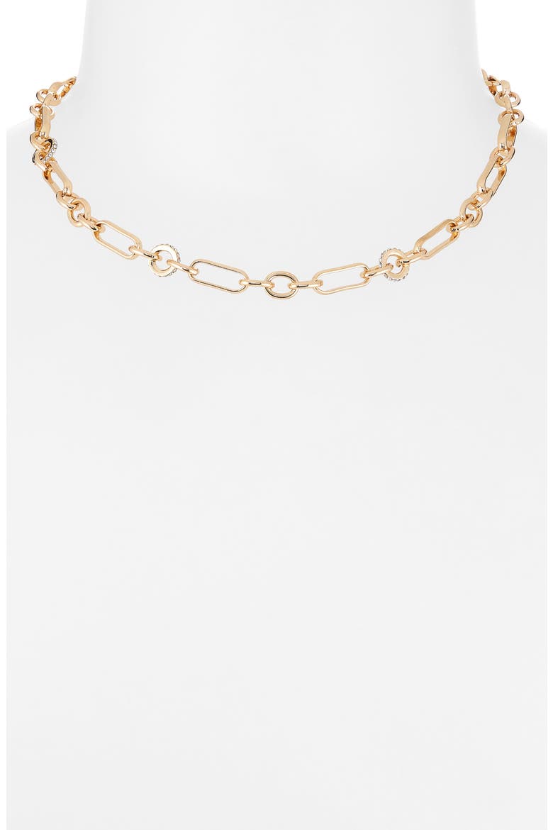 Chain Link Necklace, Alternate, color, GOLD