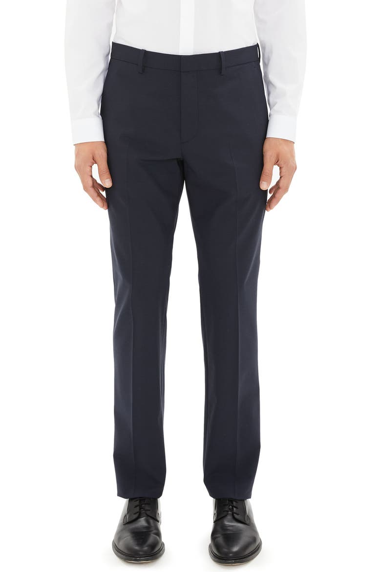 Mayer New Tailor 2 Wool Dress Pants, Main, color, NAVY