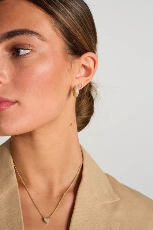 Tutti & Co Essence Earrings In Gold