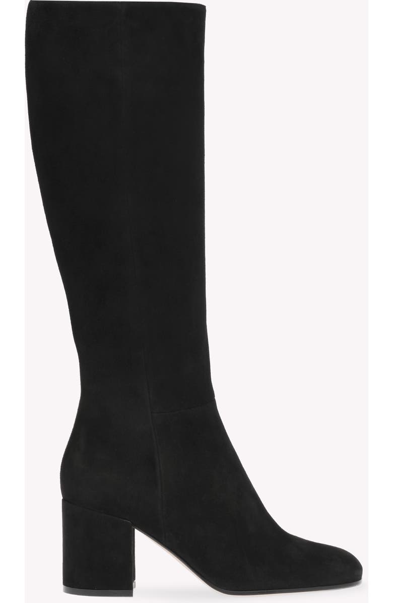 Gianvito Rossi Joelle Boot, Main, color, Black Suede