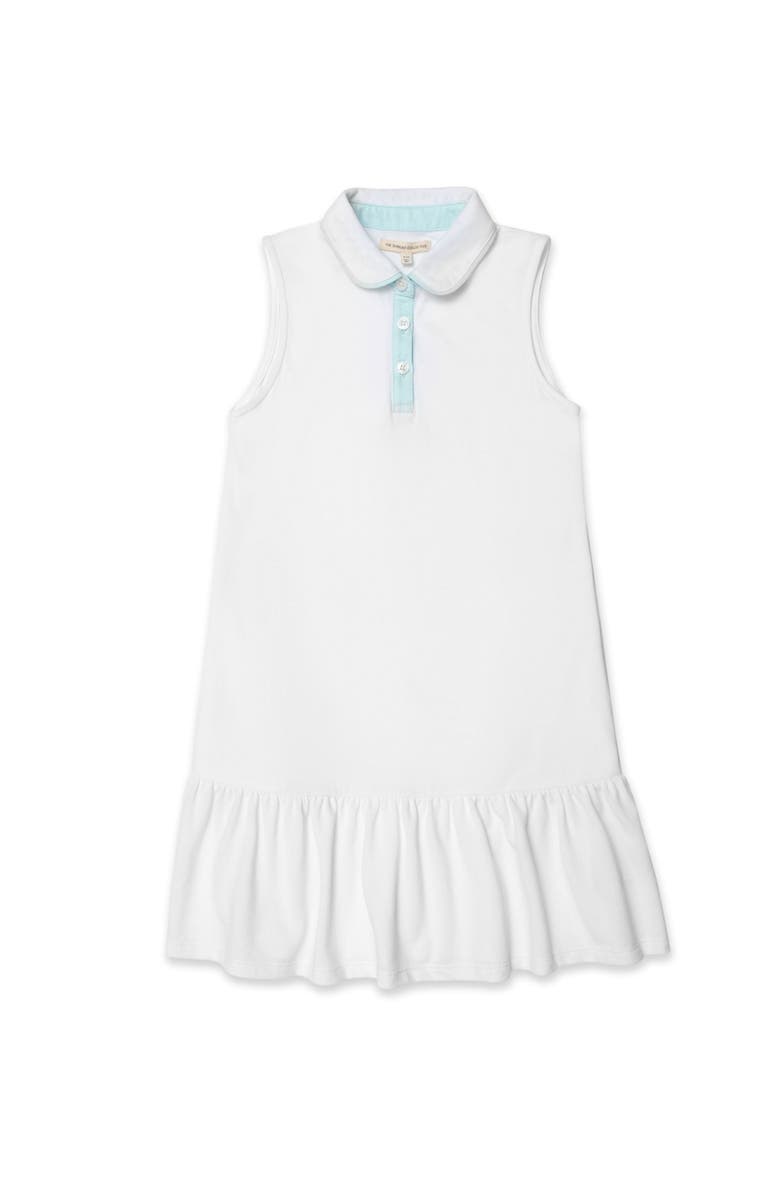The Sunday Collective Sleeveless Play Polo Dress, Main, color, Pastel Trim
