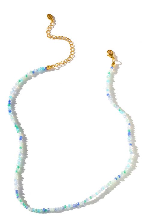 Blue Lagoon Beaded Necklace