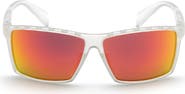 adidas 63mm Rectangular Sunglasses
