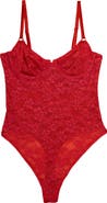 Fleur Du Mal Le Stretch Lace Bodysuit