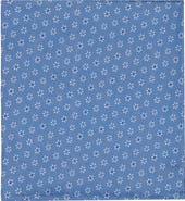 Brooklyn Brigade Men's Geo Flower Cotton Pocket Square