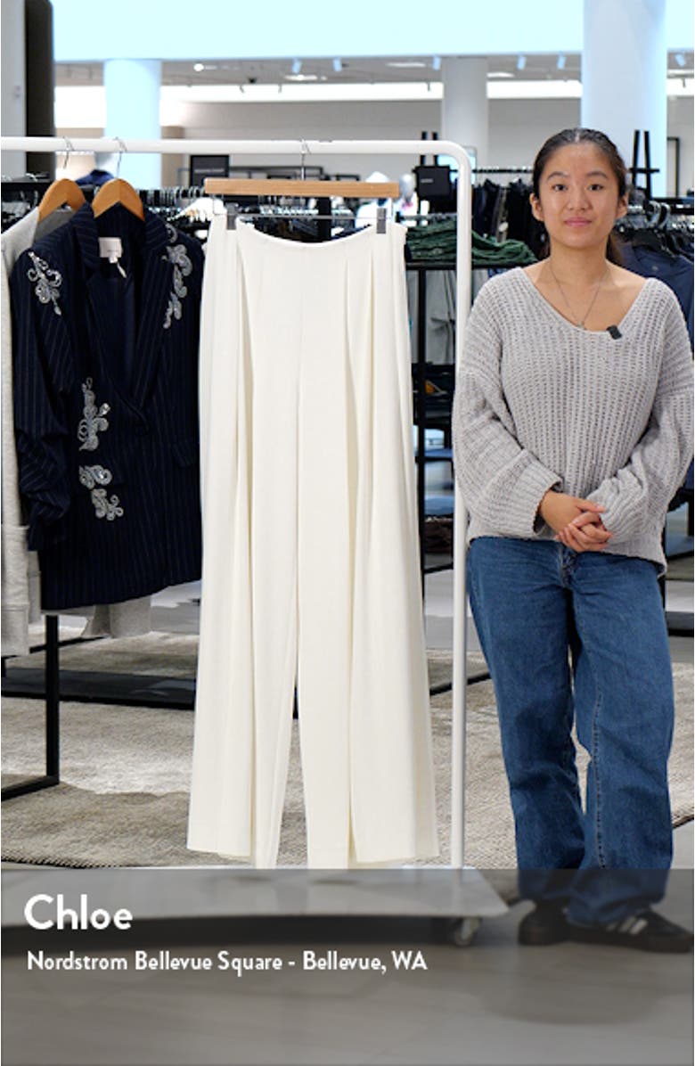 Nova Pleated Wide Leg Pants, sales video thumbnail