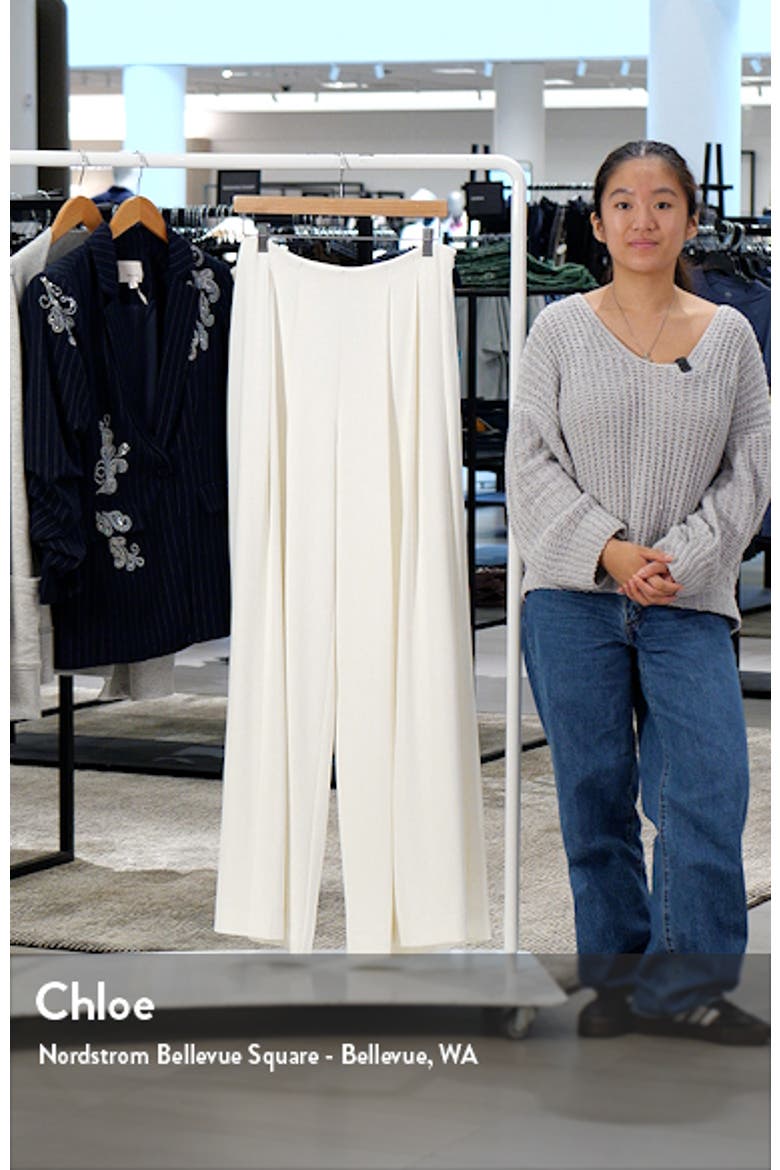 Nova Pleated Wide Leg Pants video