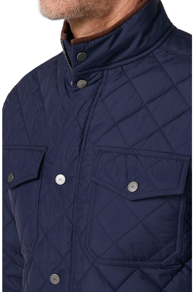 Brentwood Quilted Jacket, Alternate, color, NAVY