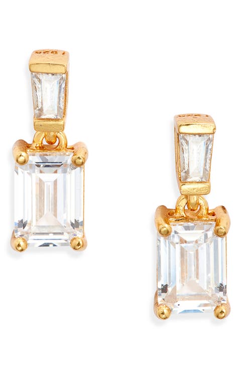 Cubic Zirconia Drop Earrings
