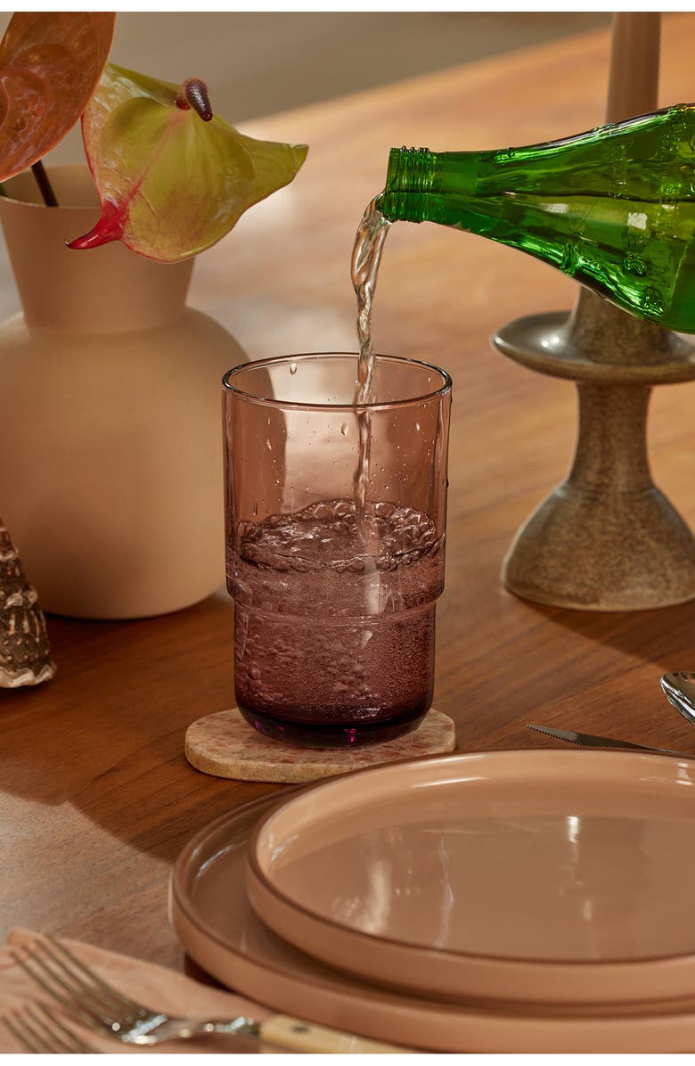 Our Place Night & Day Set of 4 Tall Glasses, Alternate, color, Sunrise