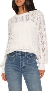 Petal & Pup Tyler Pointelle Sweater