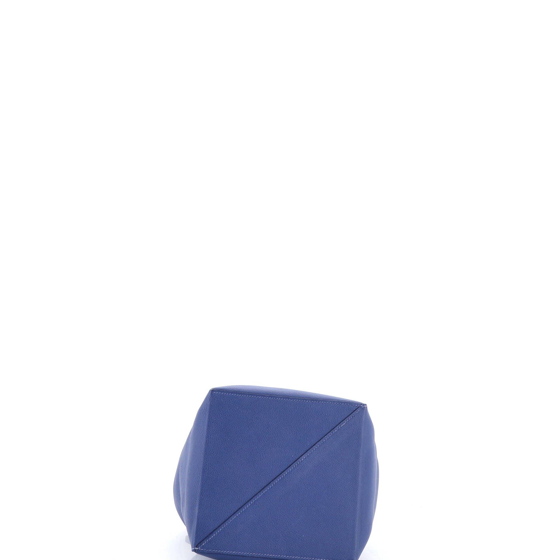 Pre-Owned Hermes Licol Bag Evercolor 17, Alternate, color, Bleu Brighton