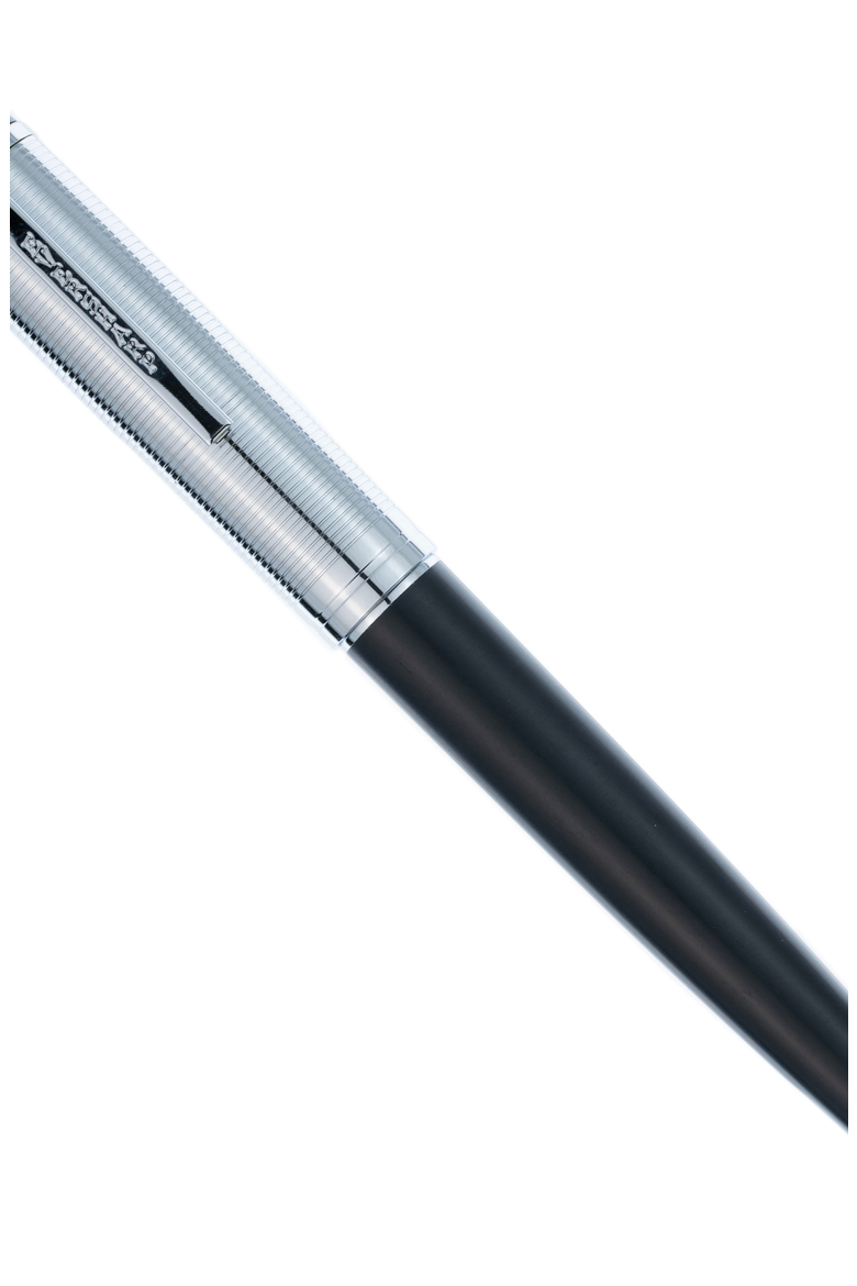 Skyline Ballpoint Pen, Alternate, color, Black Silver