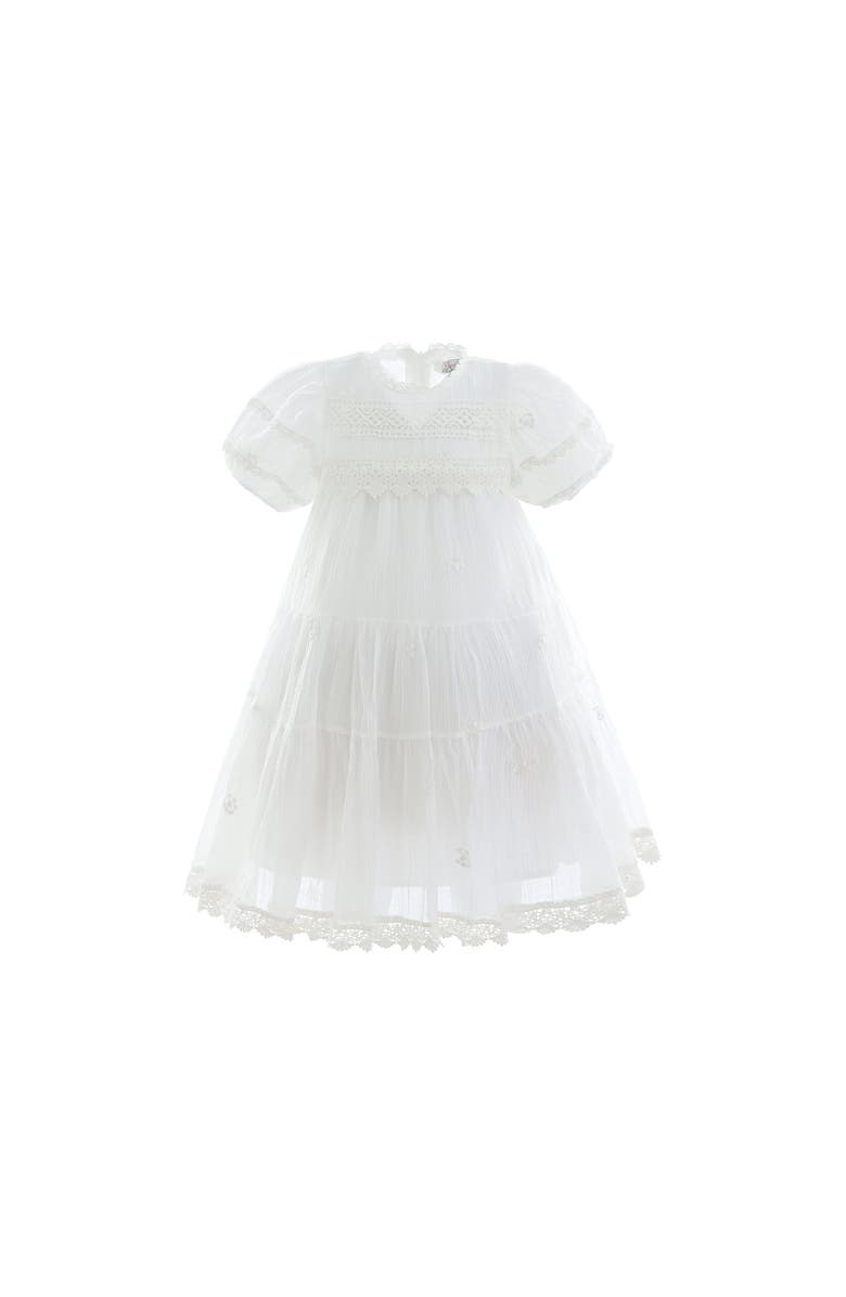 Sweet Cactus Lace Lined Bailey Dress, Alternate, color, White