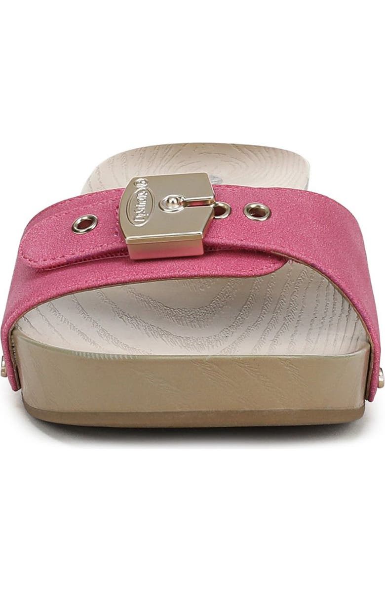 Dr. Scholl's Classic Snake Embossed Sandal, Alternate, color, Pink