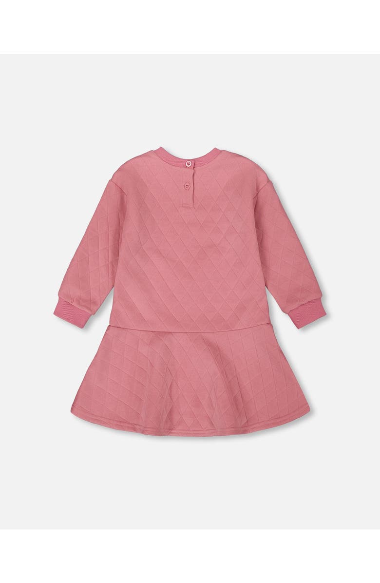 Deux par Deux Quilted Dress, Alternate, color, Purple Pink