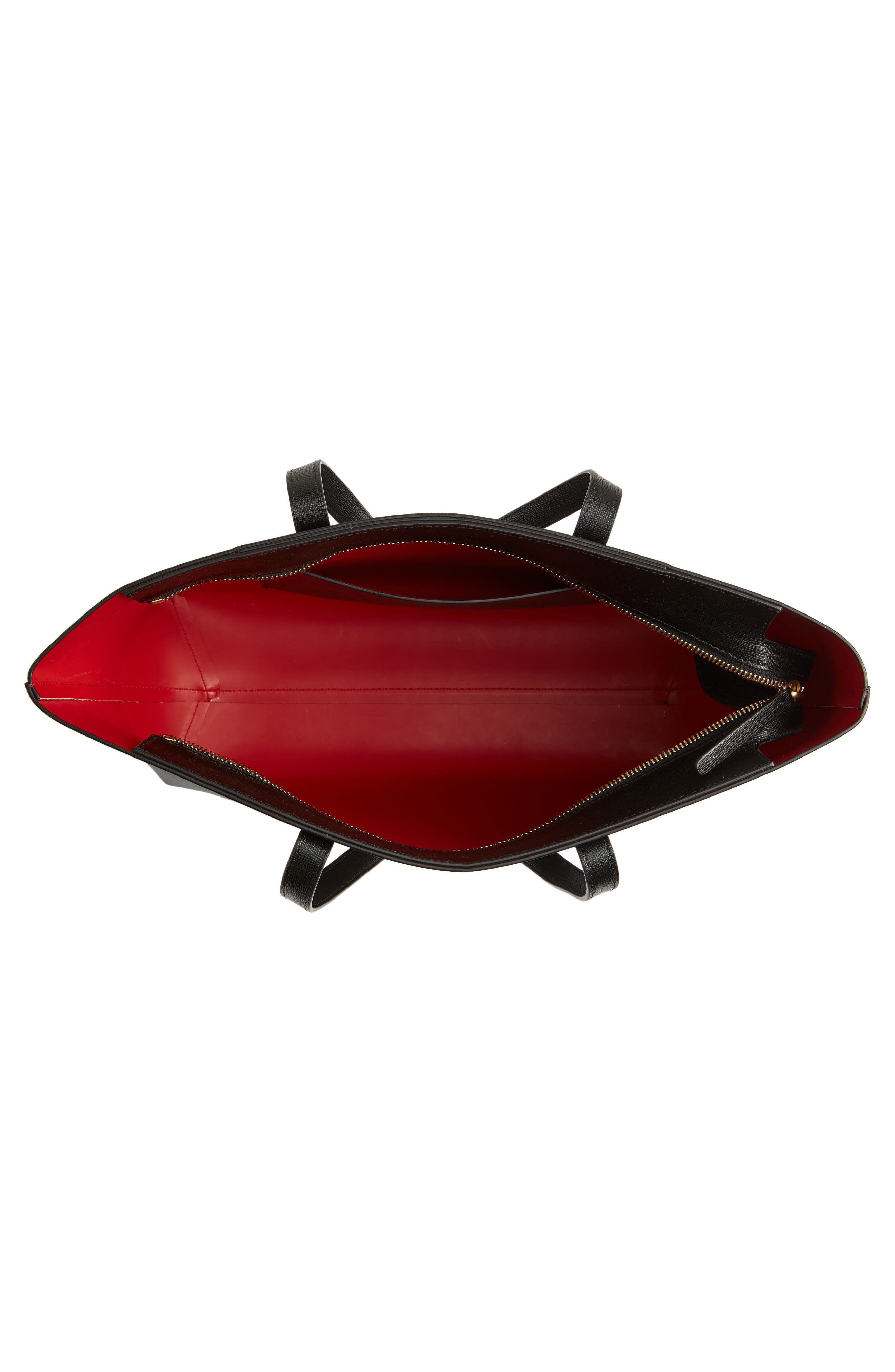 Mansur Gavriel Small Leather Zip Tote, Alternate, color, 