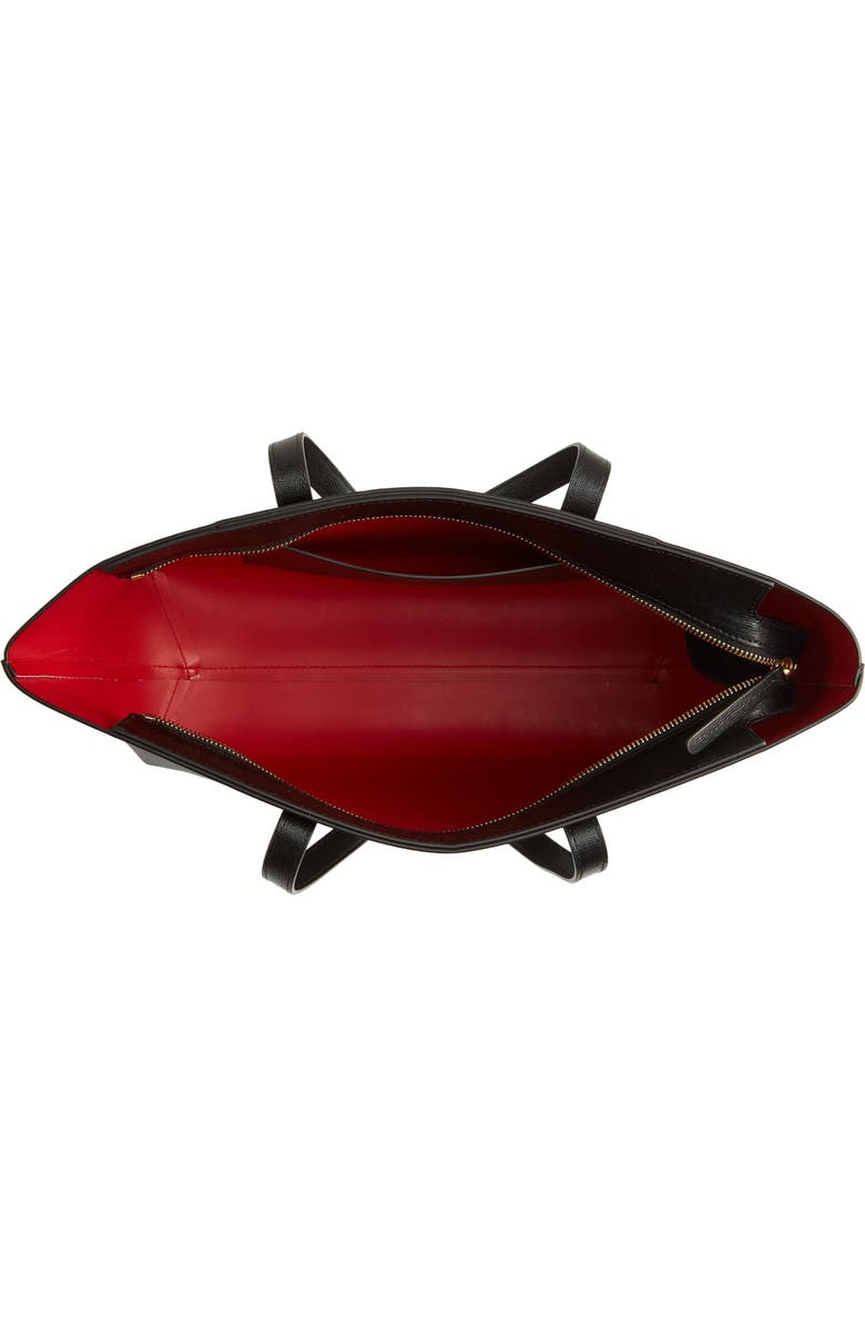 Mansur Gavriel Small Leather Zip Tote, Alternate, color,