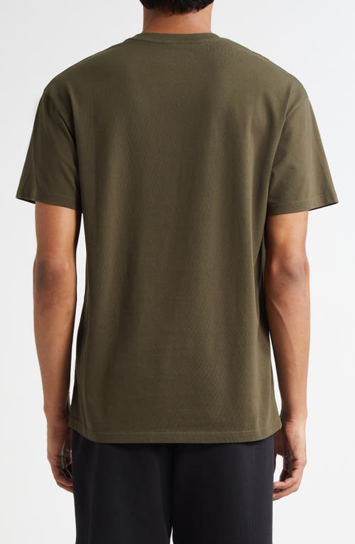 Givenchy Cotton T-shirt With Stamp Print Clothing In Green