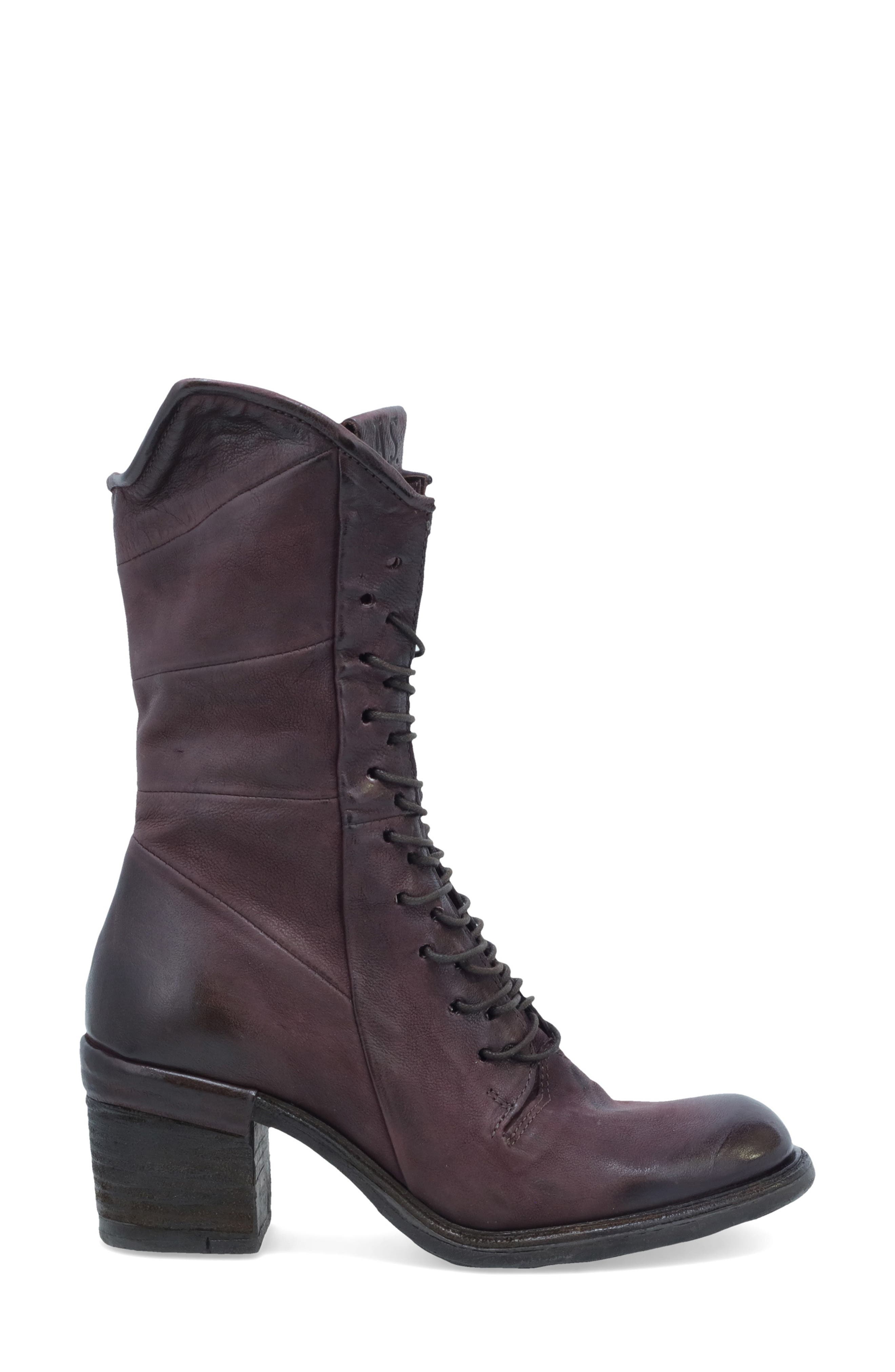 Jasper Bootie, Alternate, color, EGGPLANT