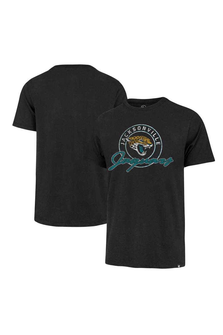Men's '47 Black Jacksonville Jaguars Ringtone Franklin T-Shirt, Main, color, Black