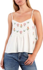 Billy T Honeysuckle Embroidered Camisole