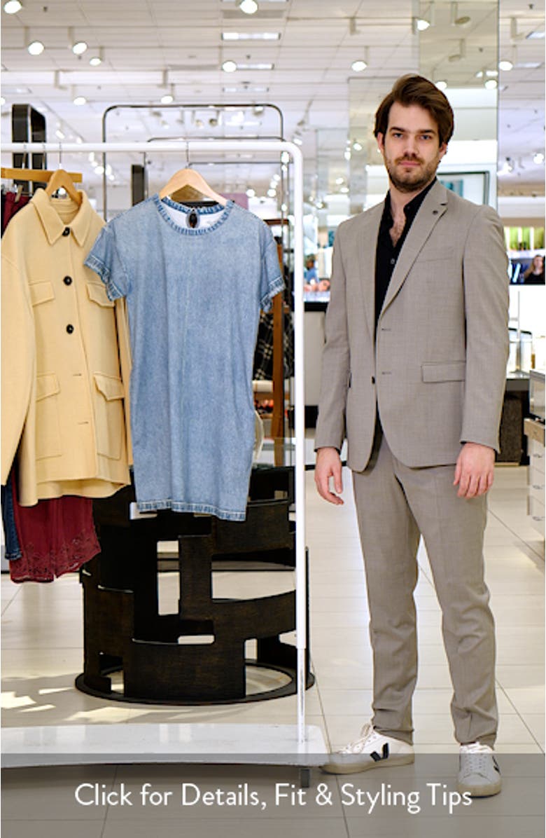 rb Miramar Kelly Cotton Faux Denim T-Shirt Dress, sales video thumbnail