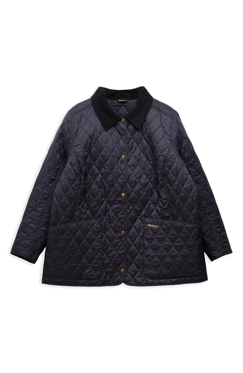 Barbour Annandale Quilted Barn Jacket, Alternate, color, Navy