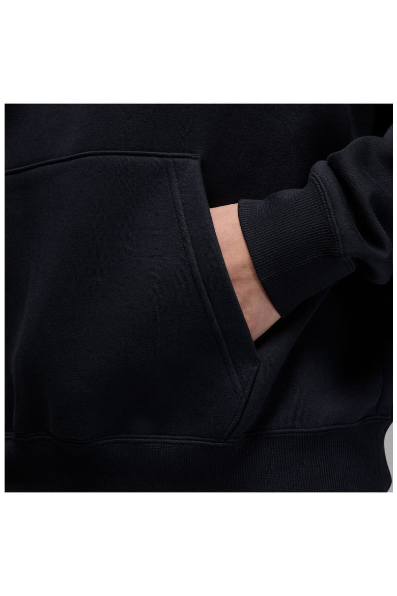 Brooklyn Oversize French Terry Hoodie, Alternate, color, BLACK/ SAIL