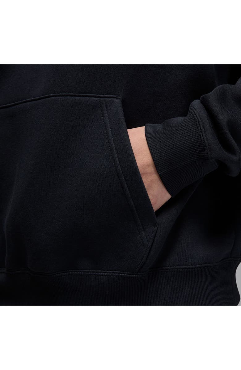 Jordan Brooklyn Oversize French Terry Hoodie, Alternate, color, Black/ Sail