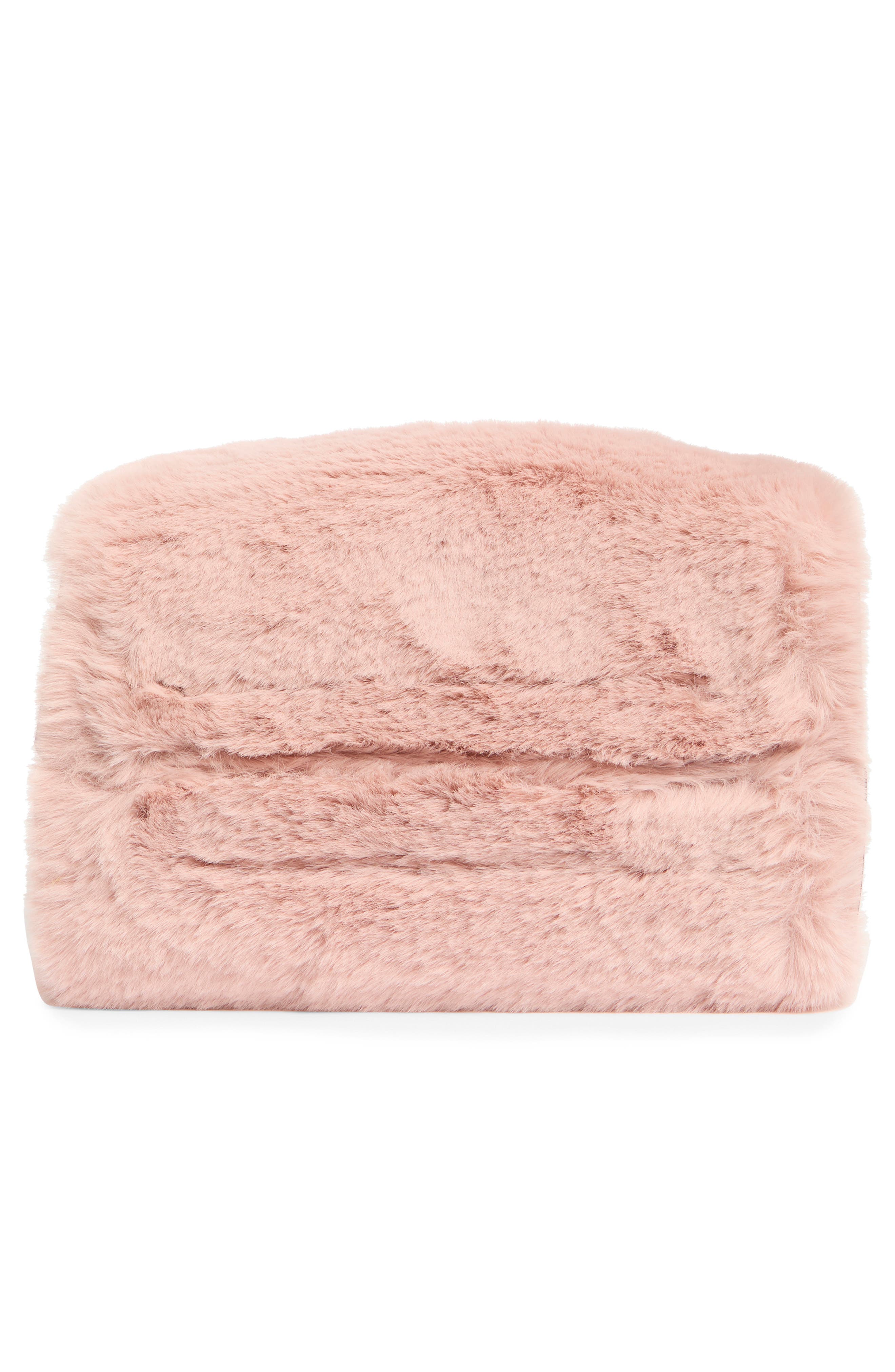 Kate Spade New York faux fur medium crossbody bag, Alternate, color, 