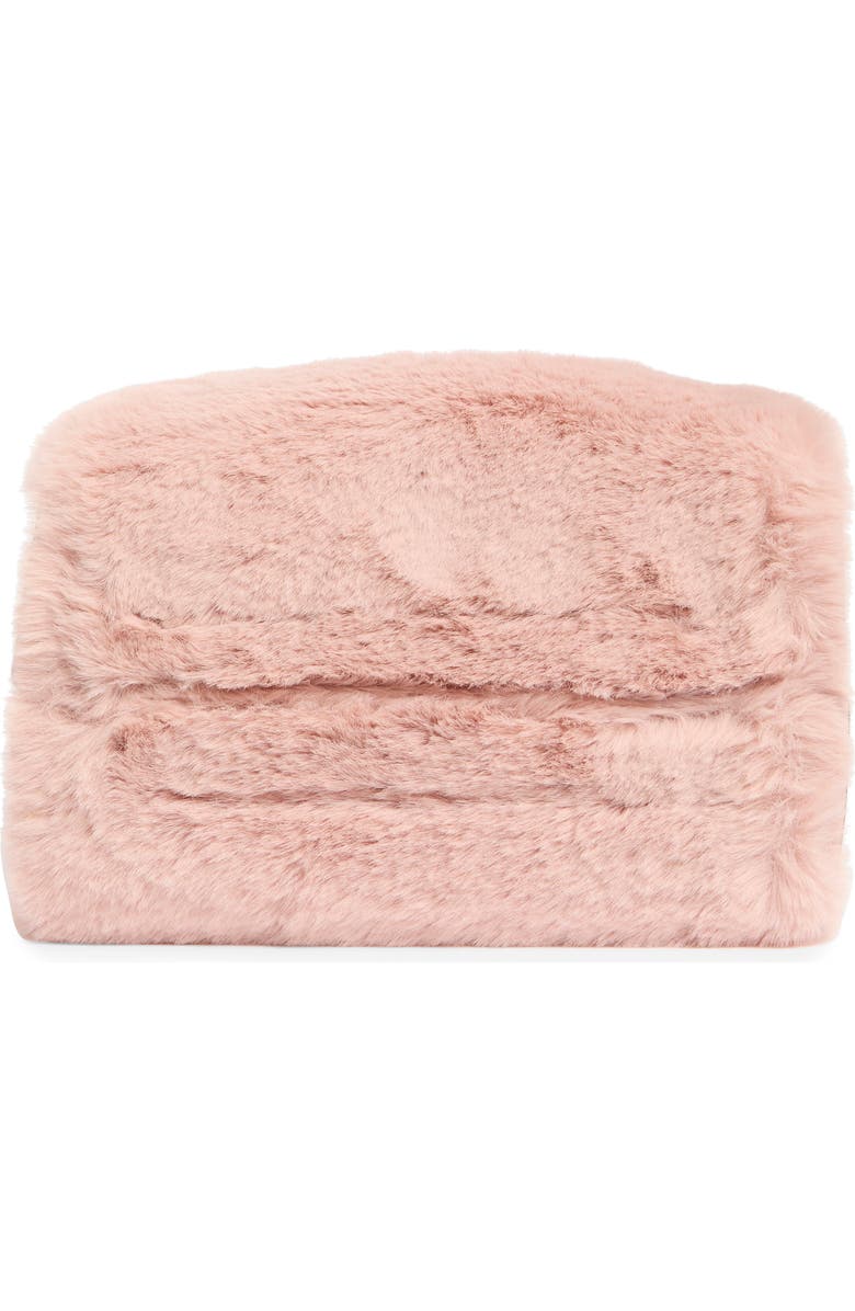 Kate Spade New York faux fur medium crossbody bag, Alternate, color,