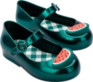 Mini Melissa Kids' Sweet Love Picnic Mary Jane Flat