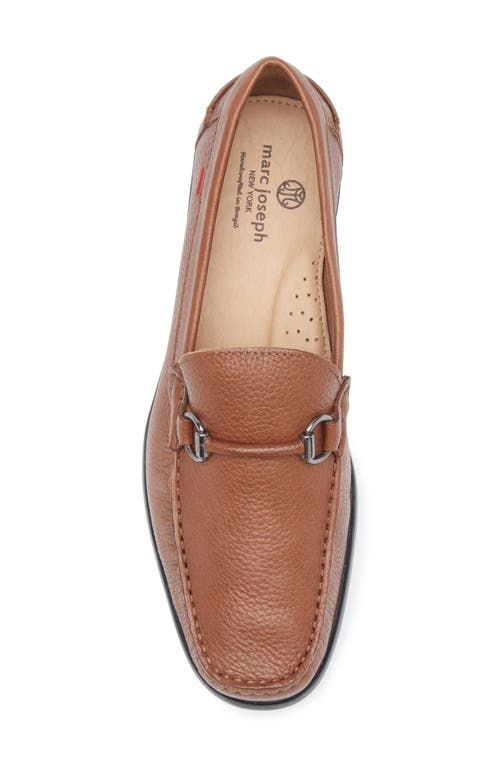 Marc Joseph New York Clarkson St Bit Loafer In Cognac Grainy