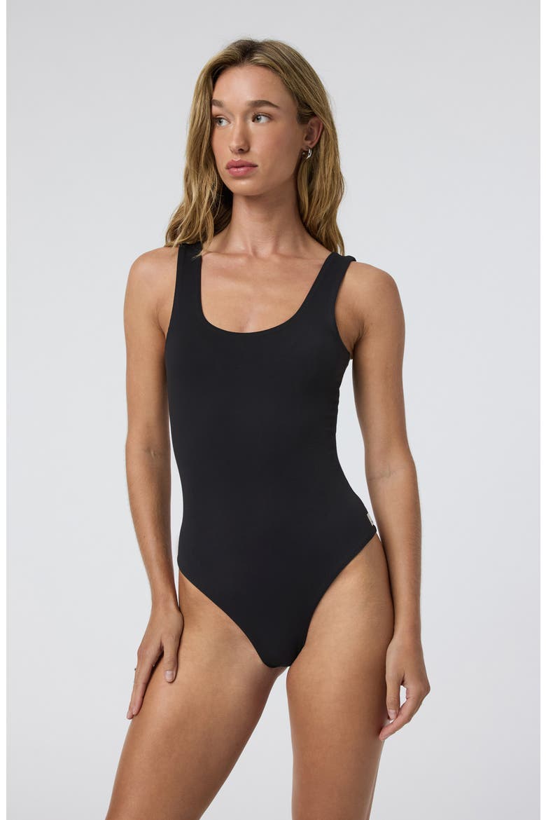 Halo Bodysuit, Alternate, color, SOLID BLACK