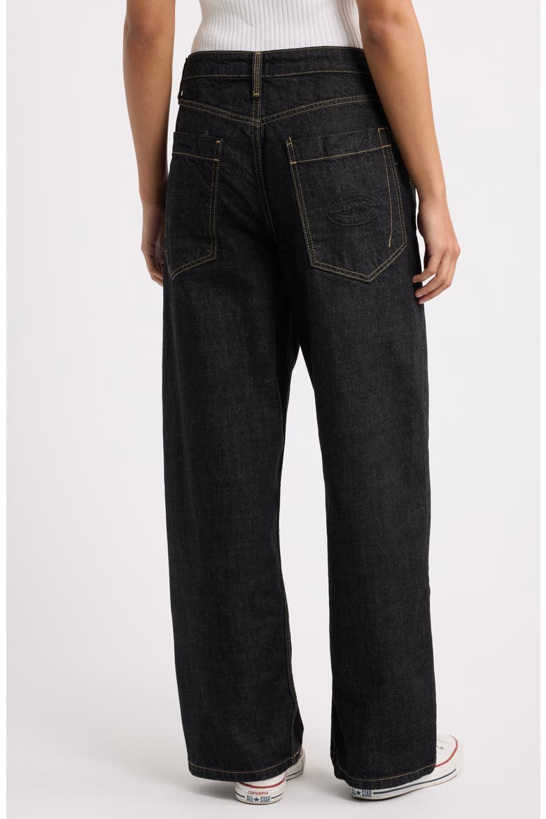 Jaya Wide Leg Jeans, Alternate, color, RINSE BLACK