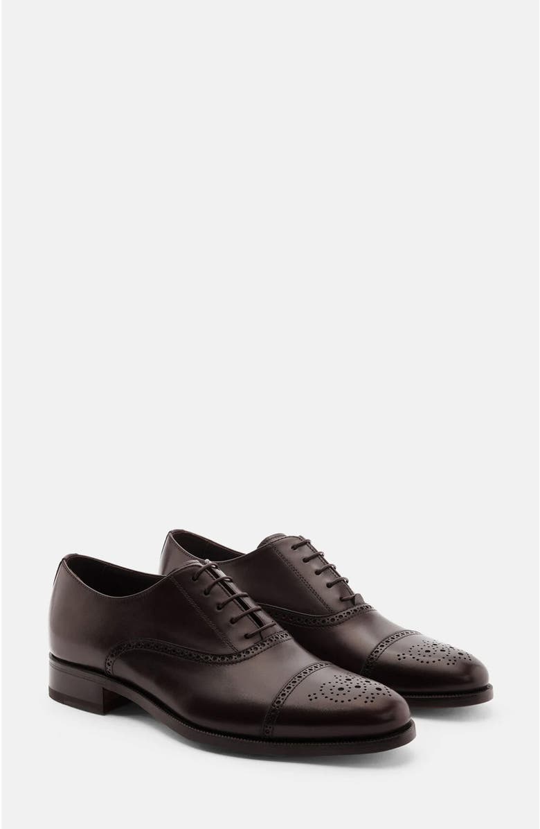 SCAROSSO Silvio Oxfords, Main, color, Dark Brown Calf