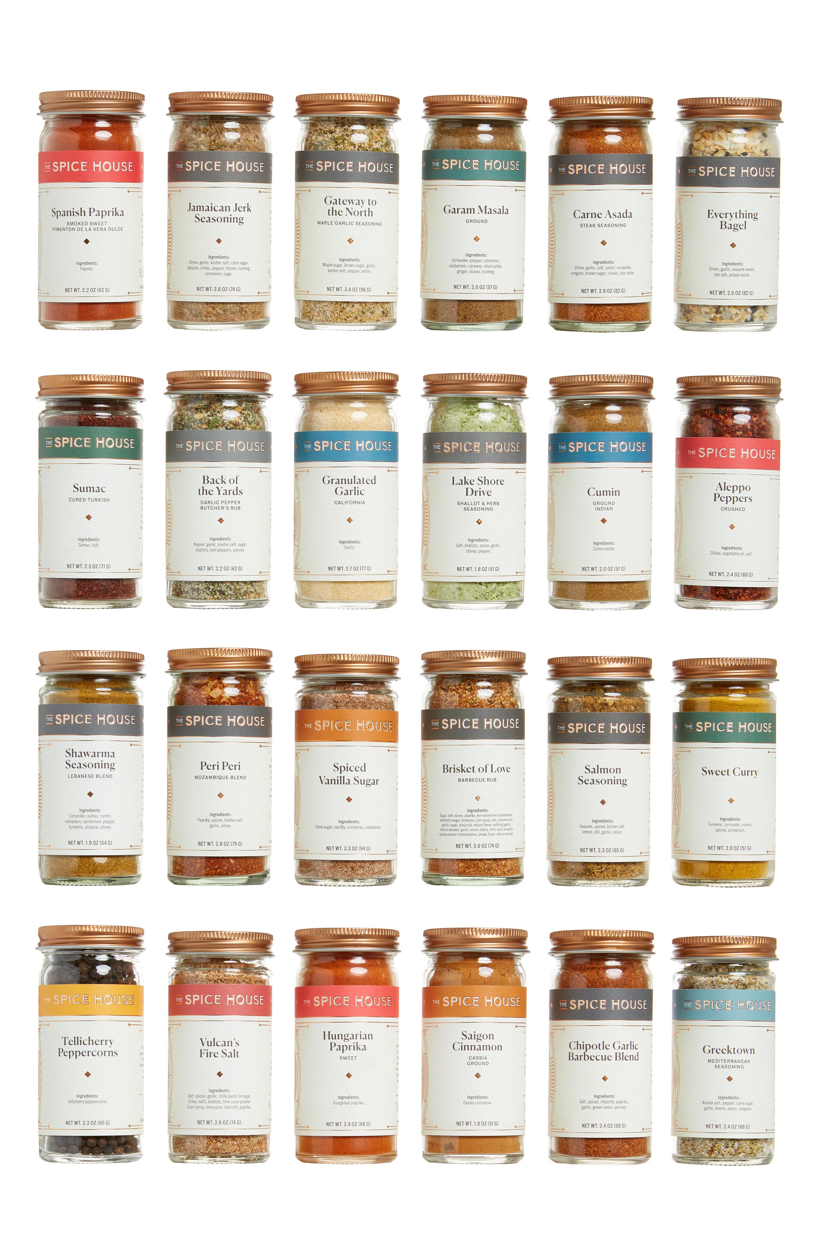 THE SPICE HOUSE Best of Spice House 24-Piece Spice Collection - Green, One Size