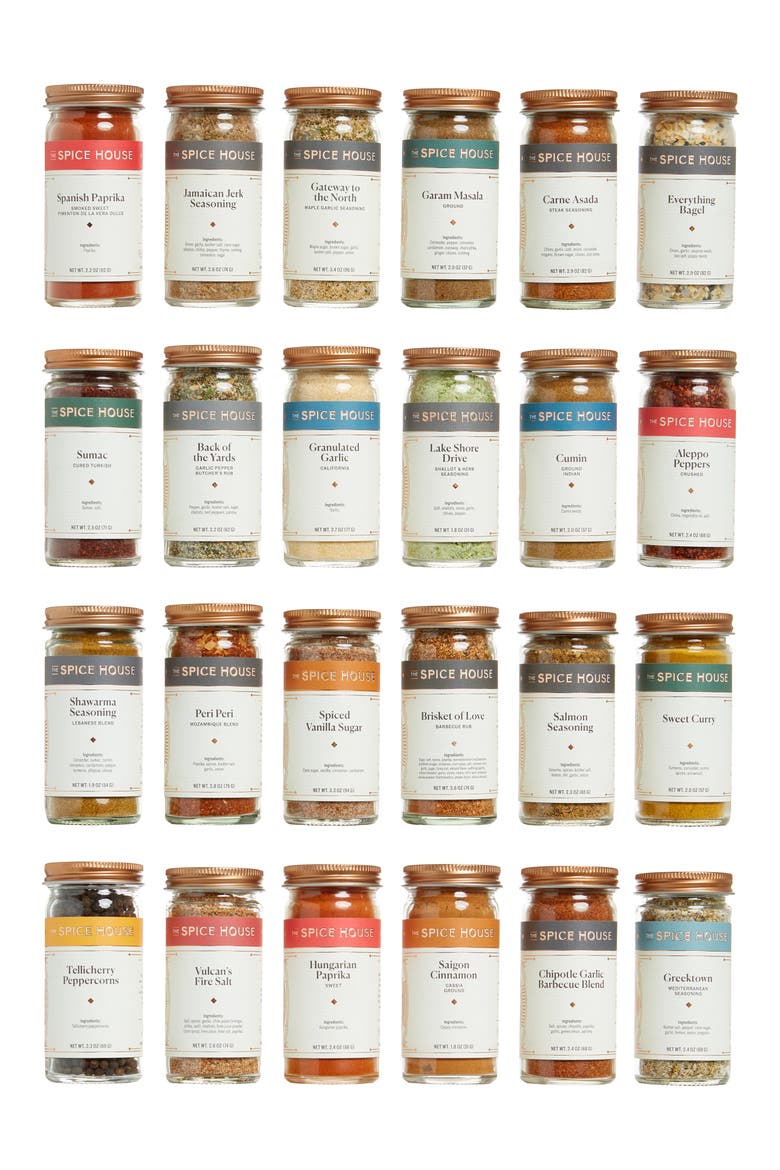 Best of Spice House 24-Piece Spice Collection, Main, color, GREEN