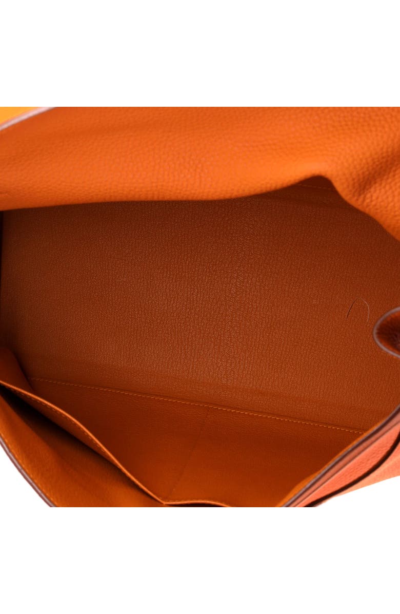 Pre-Owned Hermes Kelly Handbag Orange Togo with Palladium Hardware 35, Alternate, color, Orange H