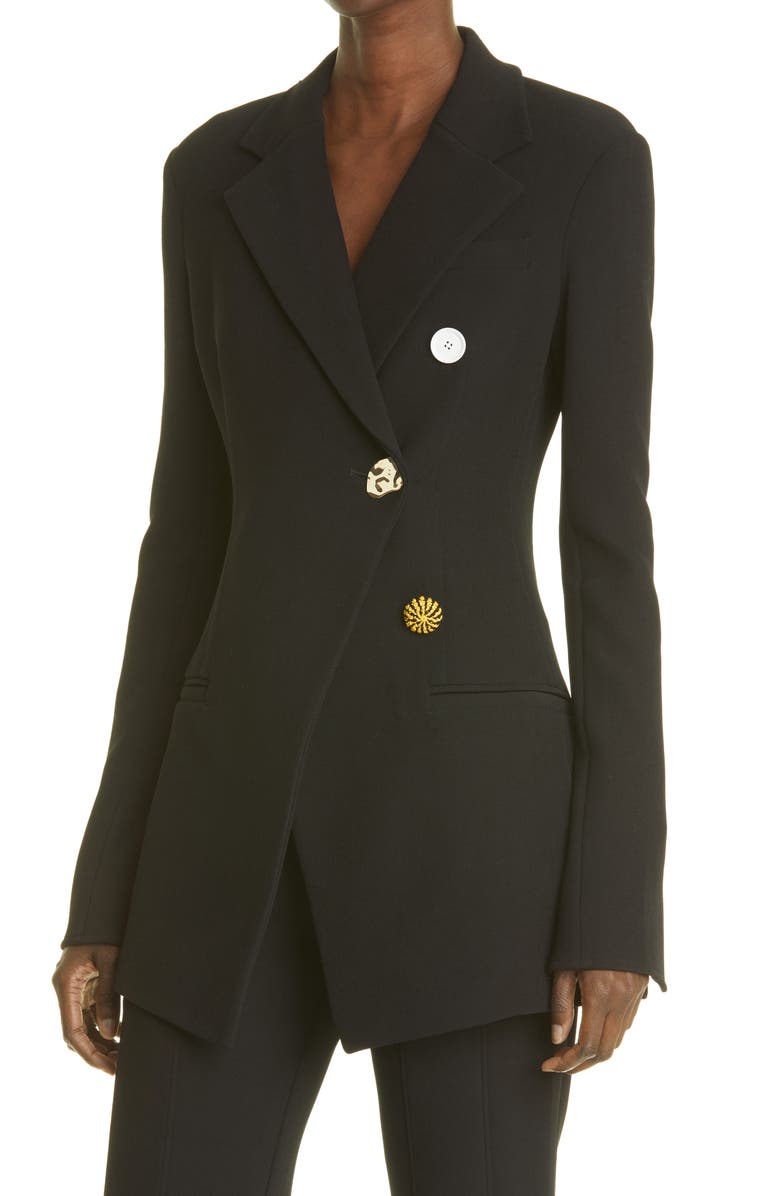 Proenza Schouler Button Blazer, Alternate, color,