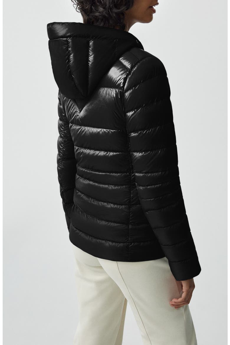 Cypress Packable Hooded 750-Fill-Power Down Puffer Jacket, Alternate, color, BLACK