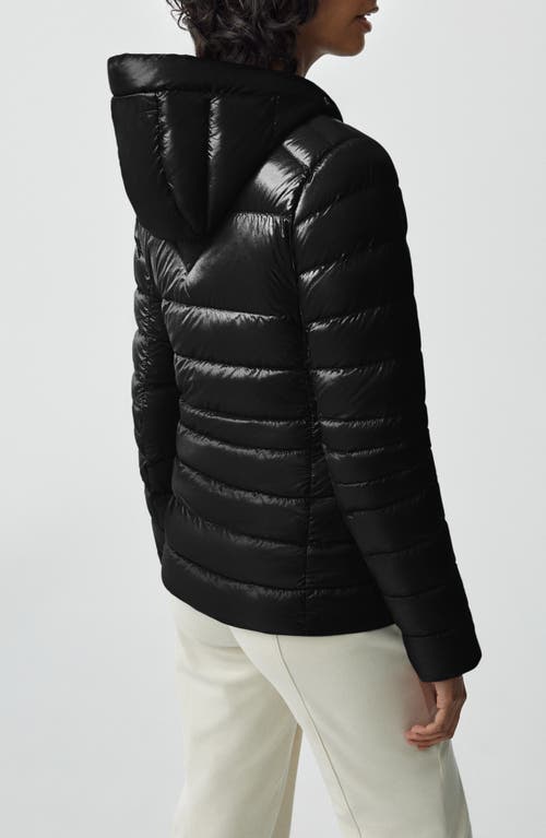 Canada Goose Cypress Packable Hooded 750-fill-power Down Puffer Jacket In Black