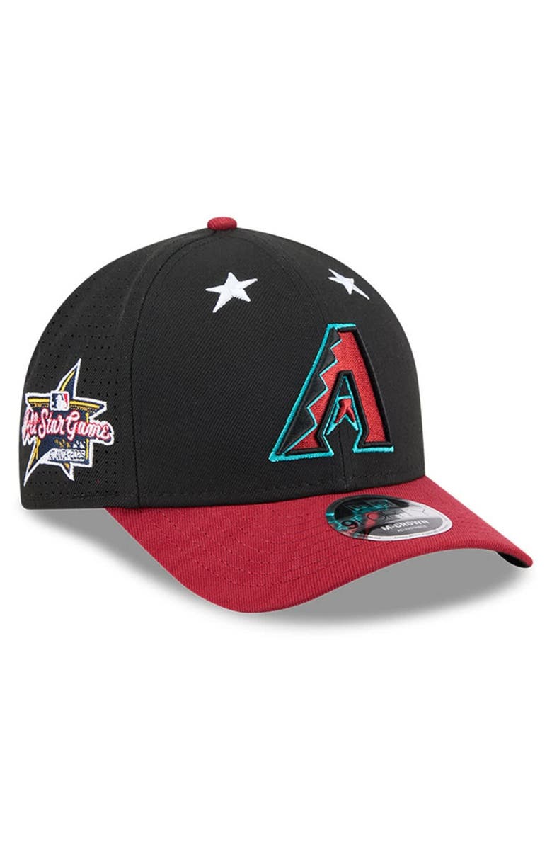 New Era Men's New Era Black/Red  Arizona Diamondbacks 2025 MLB All-Star Game 9FORTY M-Crown Adjustable Hat, Main, color, Black