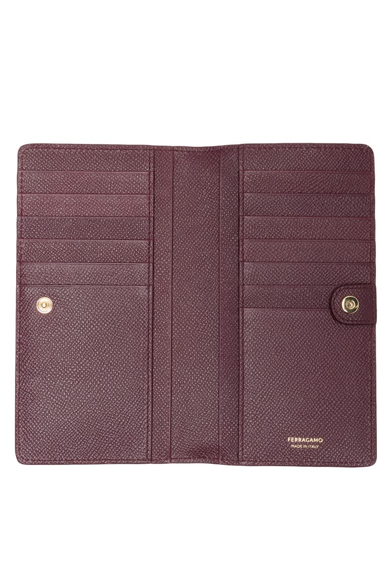 Gancio Continental Wallet, Alternate, color, PLUM