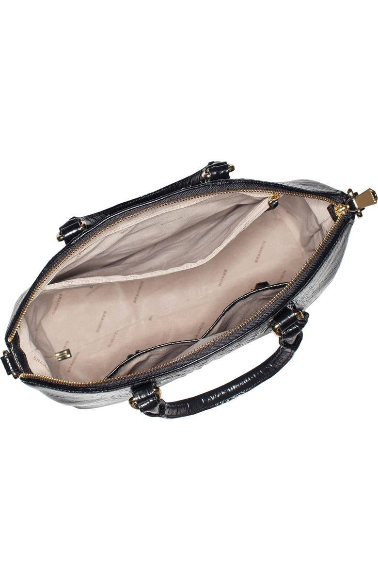 Brahmin Large Duxbury Melbourne Croc Embossed Leather Satchel, Alternate, color,