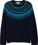 Seasalt Cornwall Annik Fair Isle Wool & Mohair Blend Sweater
