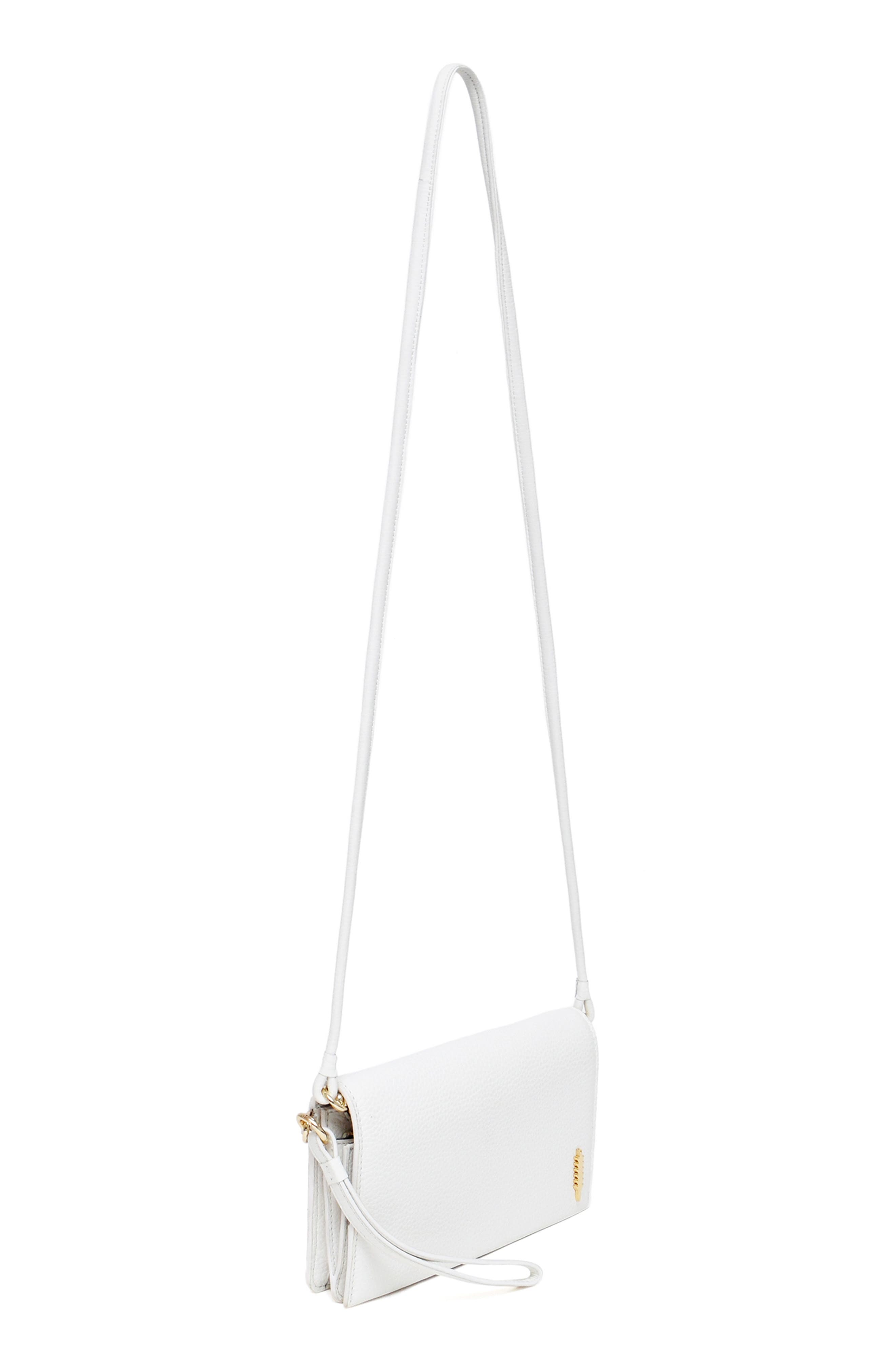 Thacker Aris Soft Pebble Crossbody Bag, Alternate, color, White