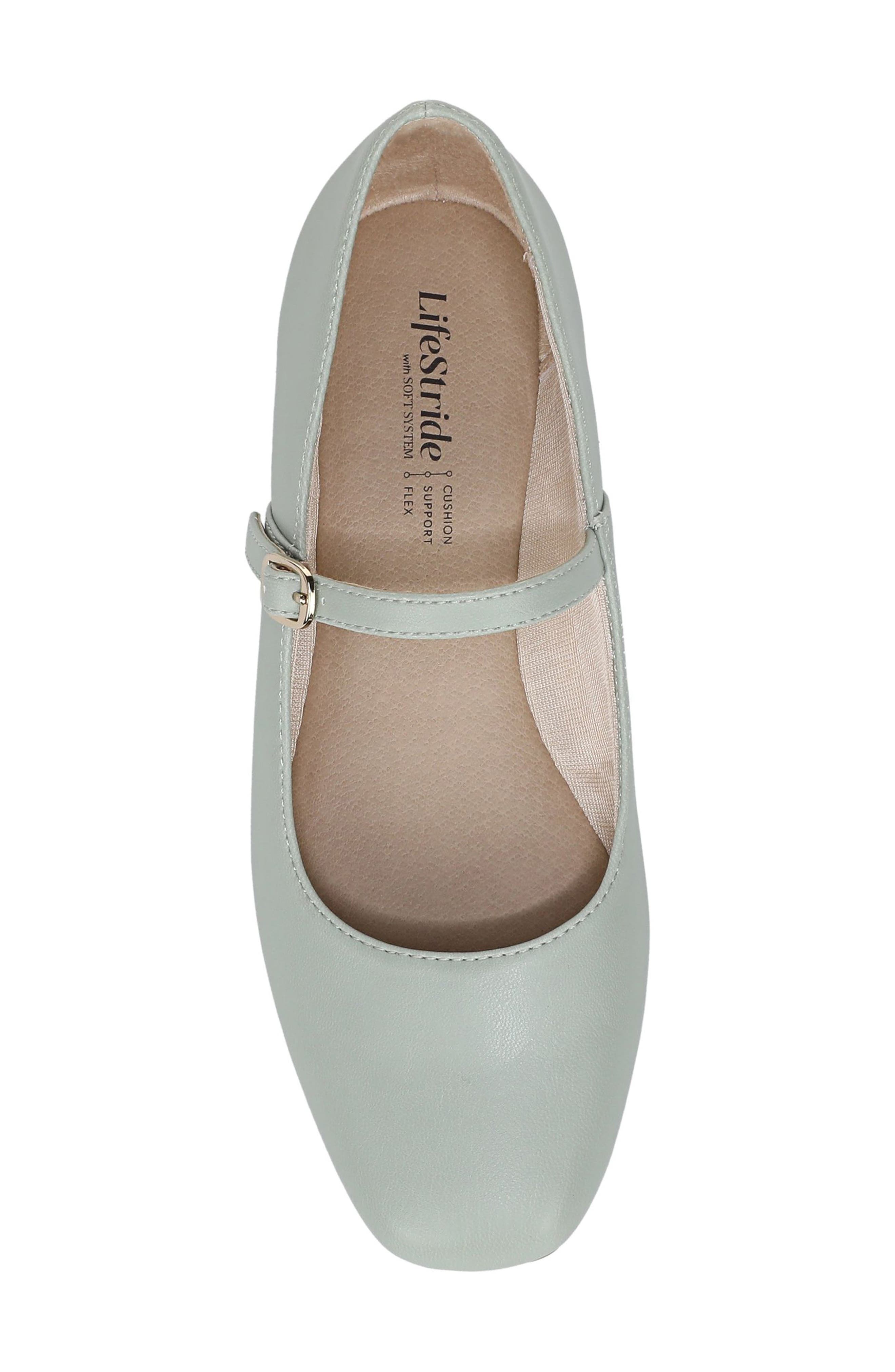 Beloved Mary Jane Flat, Alternate, color, JADE GREEN